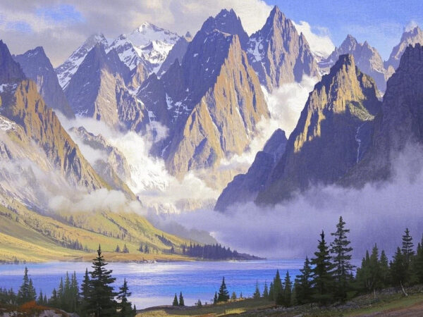 Mountain Imprints – A Cross-Disciplinary Fusion of Photography and Painting, Capturing the Timeless Beauty of Nature