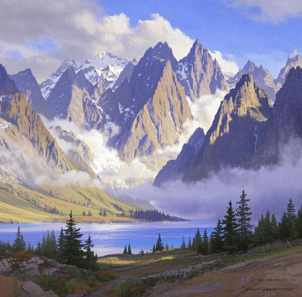 Mountain Imprints – A Cross-Disciplinary Fusion of Photography and Painting, Capturing the Timeless Beauty of Nature