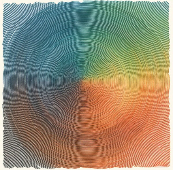 Contours of Time: A Copperplate Engraving Series