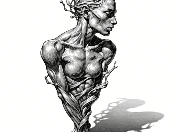Dance of Light and Shadow Sculpture and Projection Art