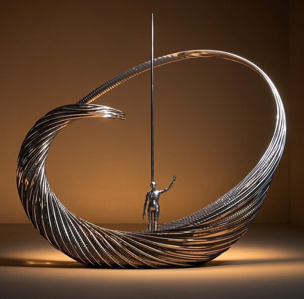 Distant Echoes Synthetic Material Sculpture Series