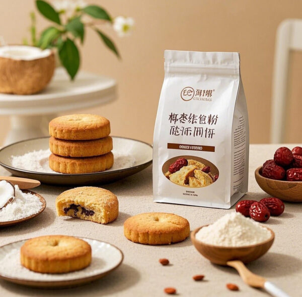 Coconut Red Date Biscuits - Naturally Sweet, Healthy and Delicious