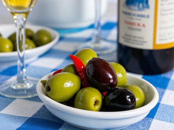 Pickled Spicy Olives - The Ultimate Mediterranean Heat Experience