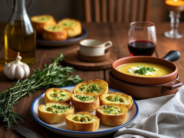 Homemade Olive Oil Garlic Bread – Savor Every Bite with Care
