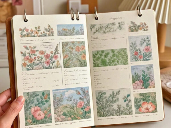 Calendrier Écologique Fait Main – Calendrier en Papier Écologique fait à la main