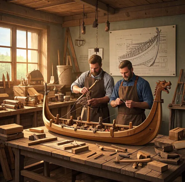 Norsk Vikingeskip Modellbyggekurs