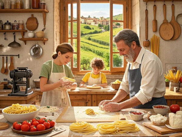 Corso di preparazione della pasta fatta a mano tradizionale italiana