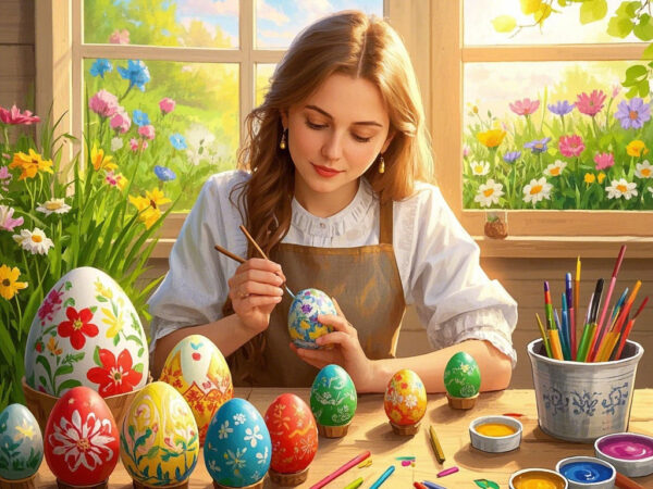 Polish Traditional Easter Egg Decorating and Culture Experience