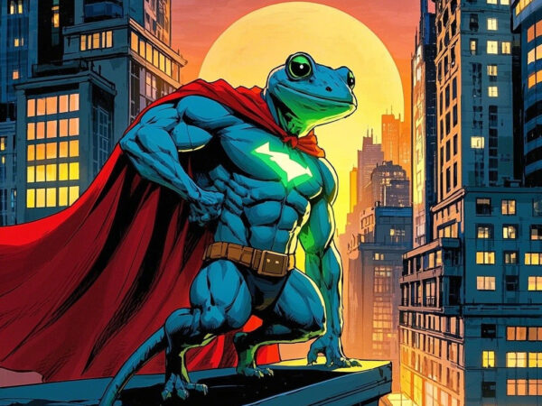 Gecko Superhero Comic - The Adventures of a Super Gecko