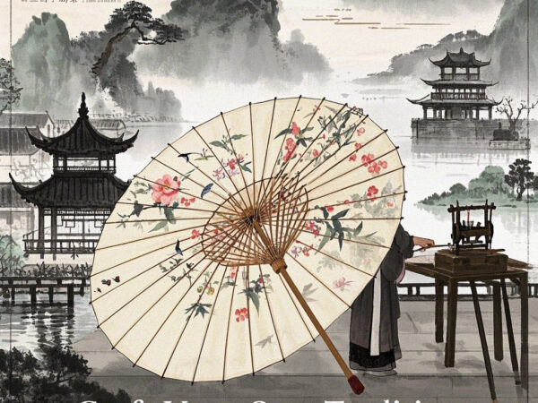 Handmade Traditional Paper Umbrella: Reviving Ancient Craft, Inheriting Beautiful Culture