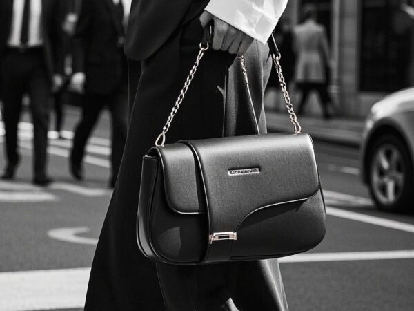 Minimalist Leather Crossbody Bag "Urban Hunter" — The Elegant Companion for City Life