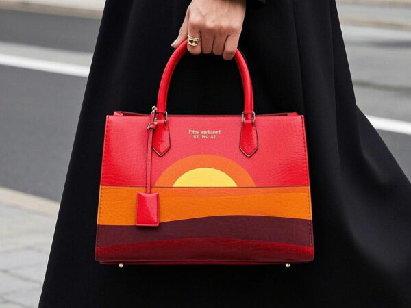 Independent Designer Handbag "Red Horizon" — Unleash Your Personality, Embrace Every Bit of Independence