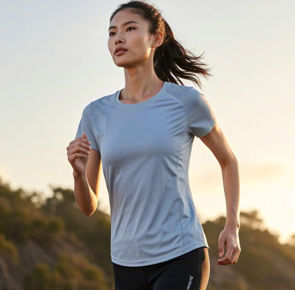 Breathable Sports T-Shirt "Whispers of Wind" — Free Breathing in Motion