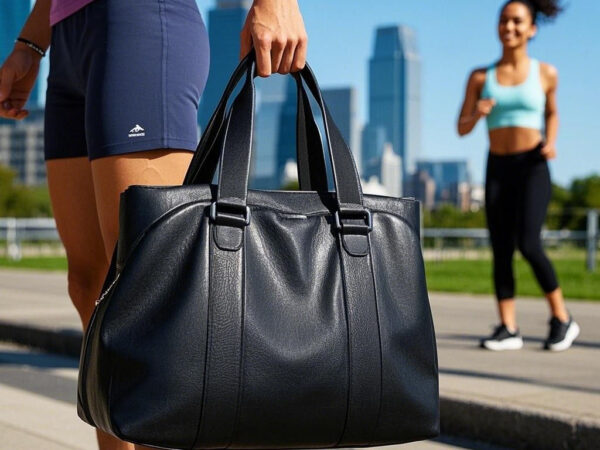 Genuine Leather Sports Bag "Source of Vitality" — Break Boundaries, Unleash Sports Energy