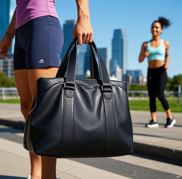Genuine Leather Sports Bag "Source of Vitality" — Break Boundaries, Unleash Sports Energy