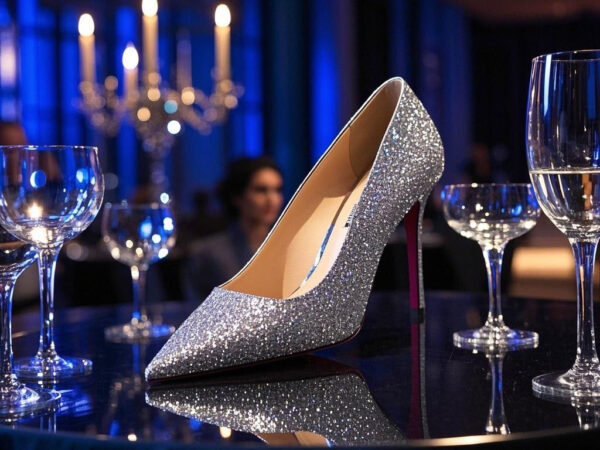 Adjustable Glossy High Heels "Brilliant Stars" — Shine with Every Step