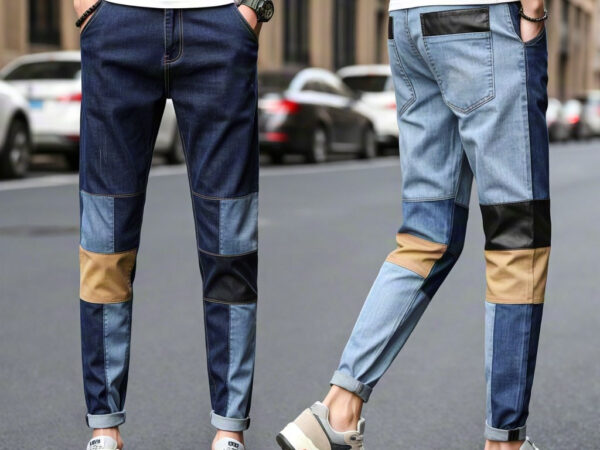 Patchwork Design Jeans "Fearless Forward" — Unlocking a Fashion Chapter of Individuality and Freedom