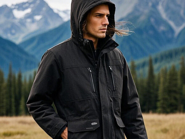 Retro Hooded Jacket "Wilderness Survival" — Journey Through Time, Explore the Wilderness
