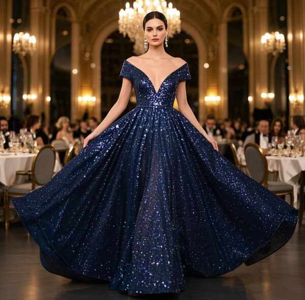 Starlight Dreams Sequin Gown