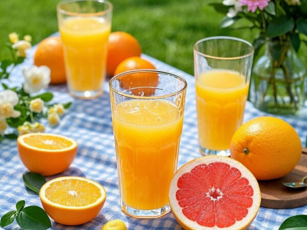 Fresh Orange & Pomelo Juice—A Natural and Refreshing Summer Drink