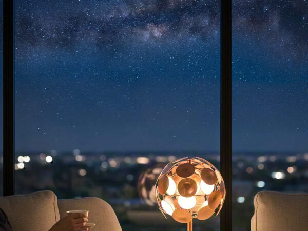 Bring the Night Sky Home - "Stellar Path" Handmade Copper Lamp