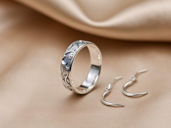 Moonlit Glow Handmade Silver Jewelry