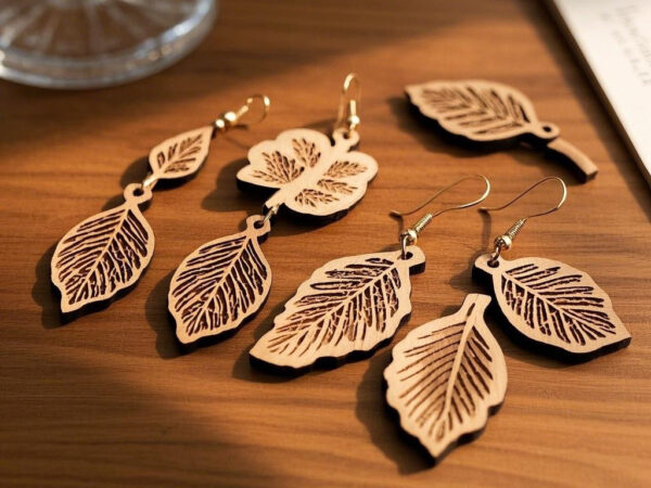 Listen to the Whispers of the Forest - "Forest Secrets" Handmade Wooden Earrings