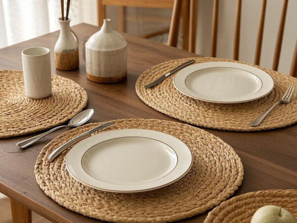 Breath of the Field Woven Placemat — Merging Nature with Everyday Life