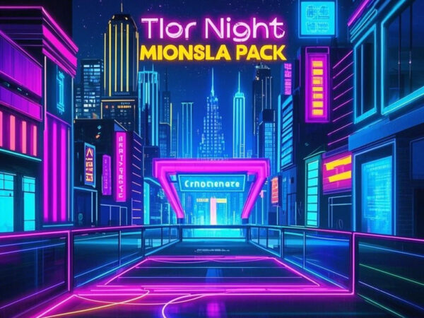 Neon Nights: Synths & Funk — Explore the Urban Nights Under Neon Lights in the '80s