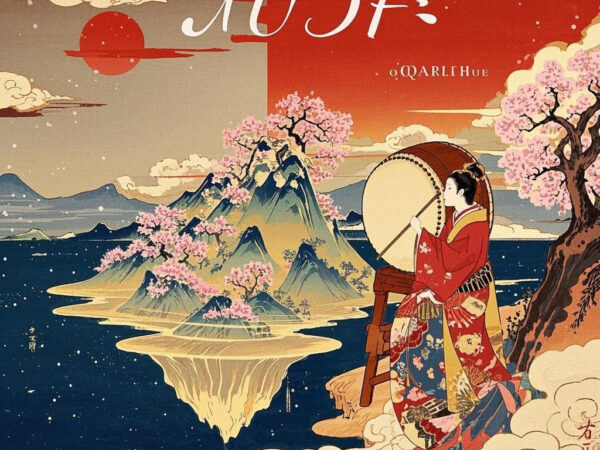 Floating Isles: Ukiyo-e and Traditional Instruments — A Musical Journey Through Eastern Mystique