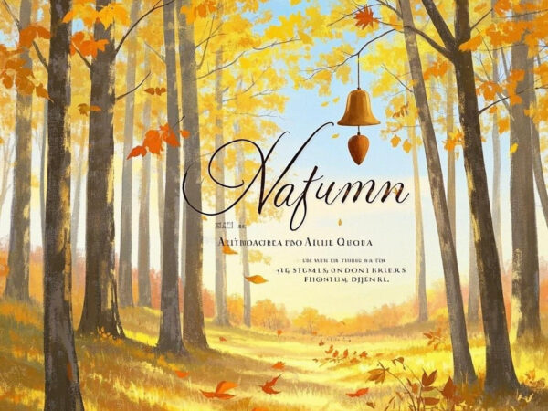Autumn Melodies: A Warm Symphony of Strings and Wind Chimes
