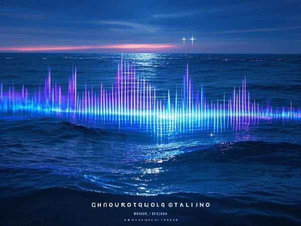 Deep Blue Echoes: Ocean Sounds and Electronic Beats