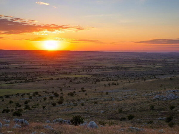 At the Horizon's Edge: Sunsets and Vast Landscapes