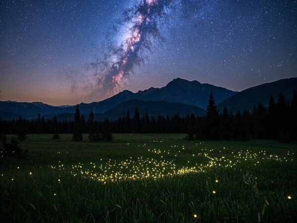 Firefly Lights: Fireflies and the Starry Night