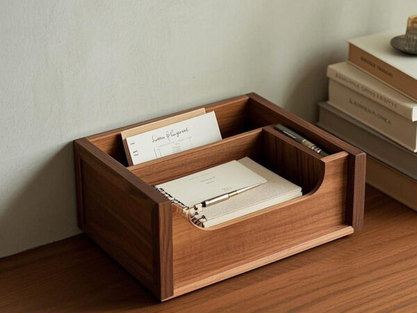 Minimalist Wooden Storage Box "Tranquil Corner" – Bring Serenity and Order to Your Space