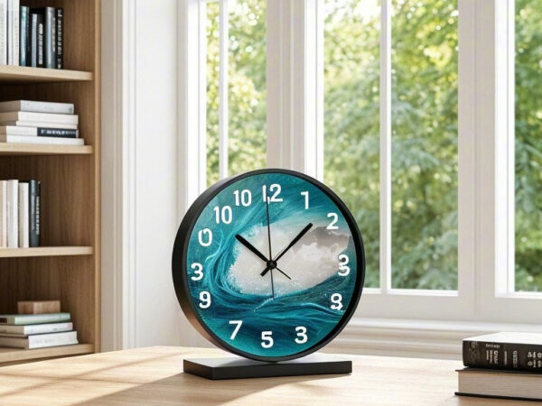 Creative Digital Clock "Flowing Time" – Where Time and Flowing Water Are Inseparable