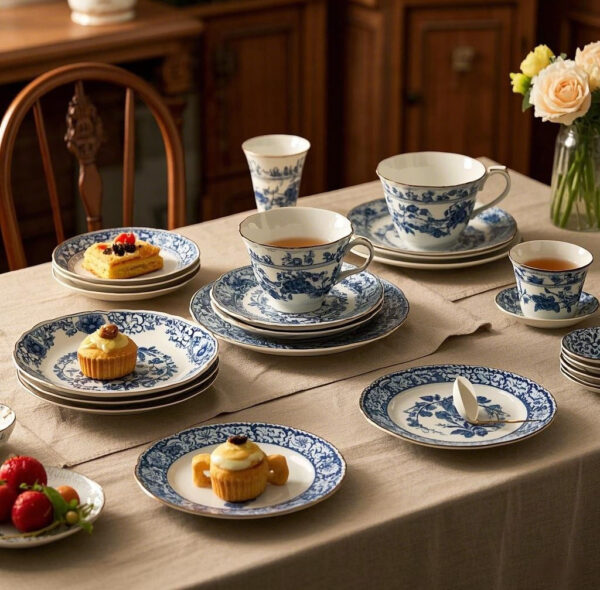 “Porcelain Elegance” Handmade Art Tableware – Taste Art, Feel the Rhythm