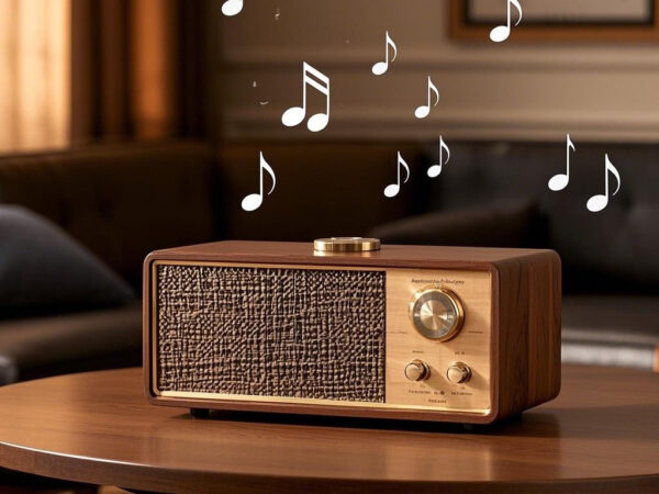 Retro Wireless Bluetooth Speaker "Music Time" — Rediscover Classic Design with Future-Ready Sound