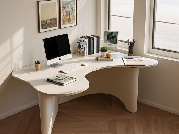 Abstract Shaped Desk "Free Imagination" — Liberating Space and Sparking Infinite Creativity