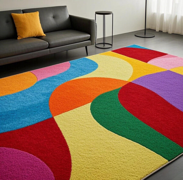 Fashionable Patchwork Rug "Endless Colors" — Vibrant Hues, Cozy Spaces