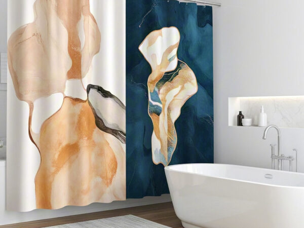 Artistic Style Shower Curtain "Warm Baptism" — Add an Artistic Touch to Your Bathroom