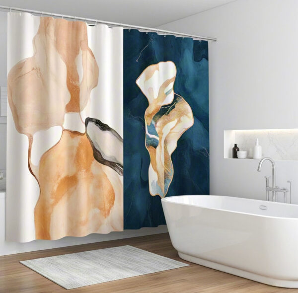 Artistic Style Shower Curtain "Warm Baptism" — Add an Artistic Touch to Your Bathroom