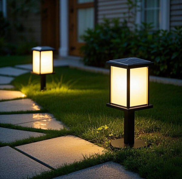 Smart Solar Lamp "Light & Shadow Walk" — Illuminating Every Step of Your Night