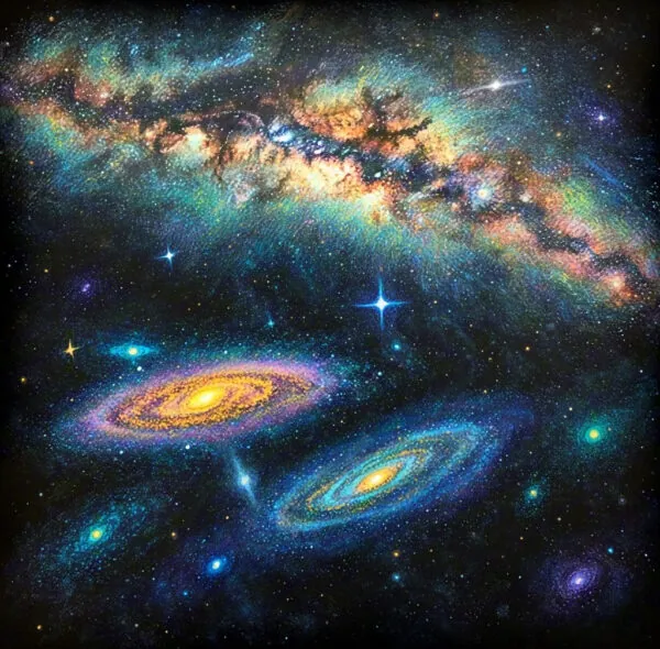 "Ancient Starlight" – Cosmic Wonders in the Dark