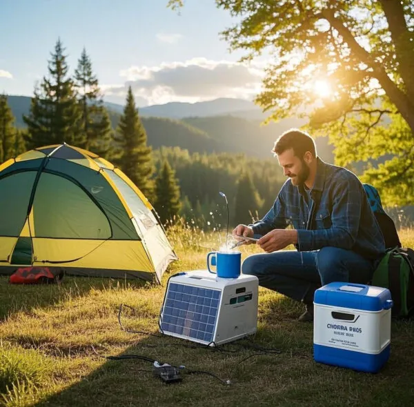 Solar-Powered Cooling Device - Green, Eco-Friendly, and Smart Cooling