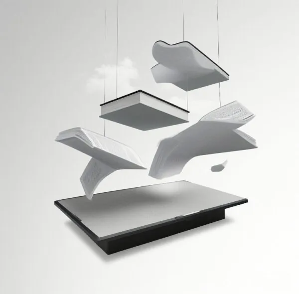"World of Books" Magnetic Floating Bookshelf - Let Your Books Float in the Air, Discover the Future of Home Design