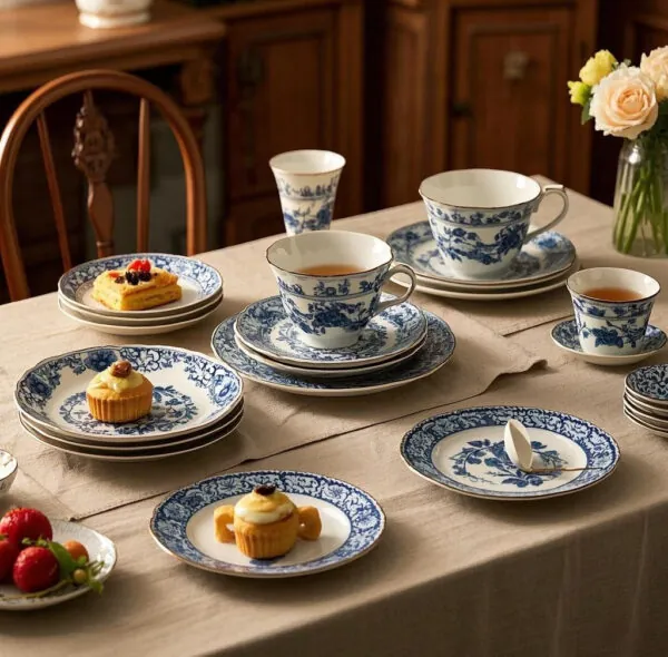 “Porcelain Elegance” Handmade Art Tableware – Taste Art, Feel the Rhythm