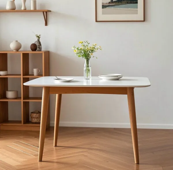 "Simplicity in Life" Modern Dining Table - Big Impact for Small Spaces