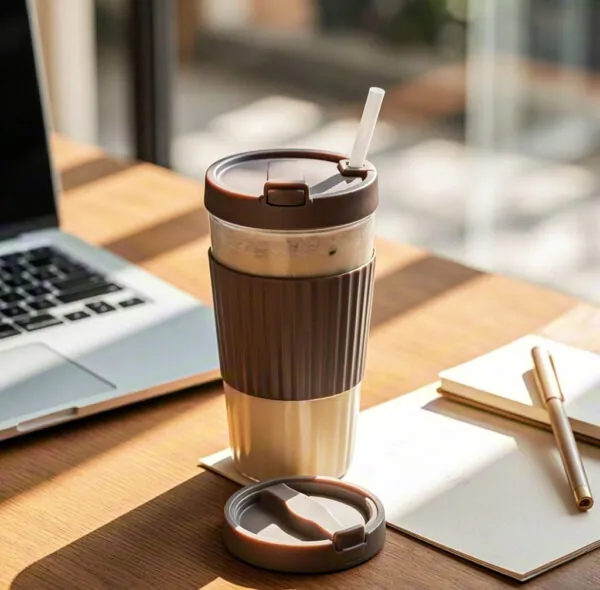 "All-Day Companion" Multifunctional Beverage Cup - Your On-the-Go Drink Manager